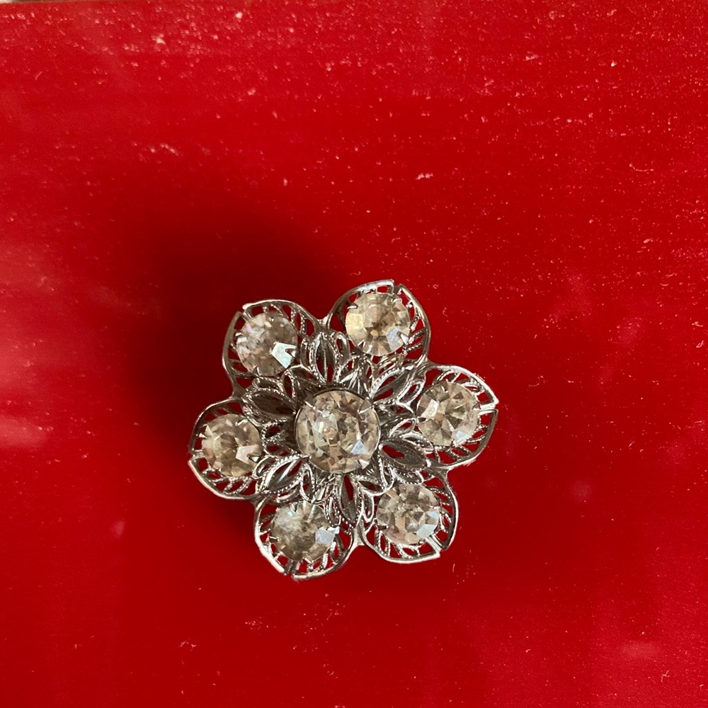 Vintage Rhinestone Brooch